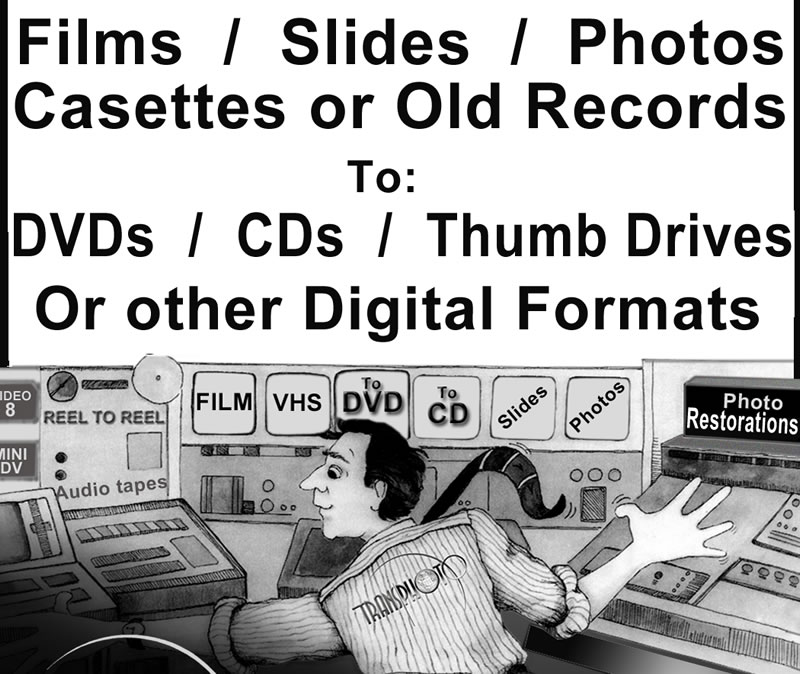 Film to DVD Cassette/Record to DVD